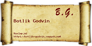 Botlik Godvin névjegykártya